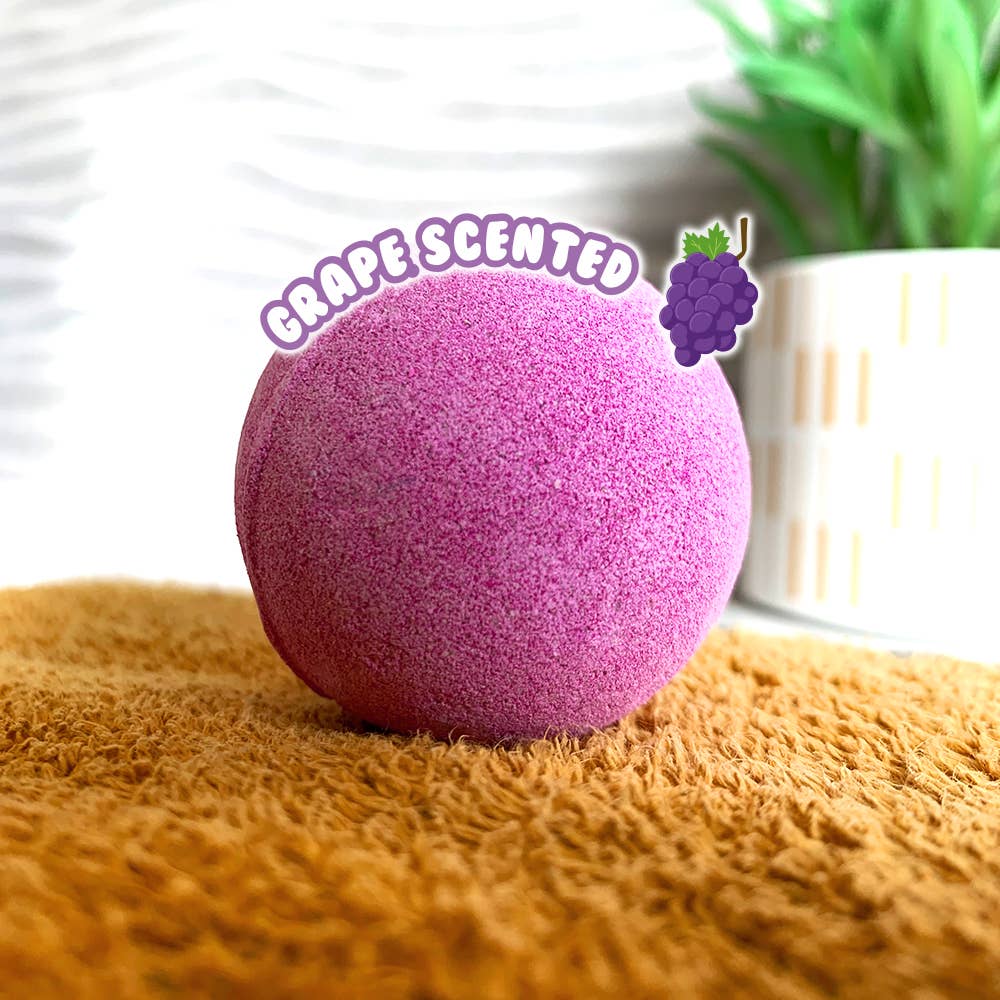 Zimpli 4er-Pack runde Baff Bombz, bunte Badebomben aus britischer Produktion
