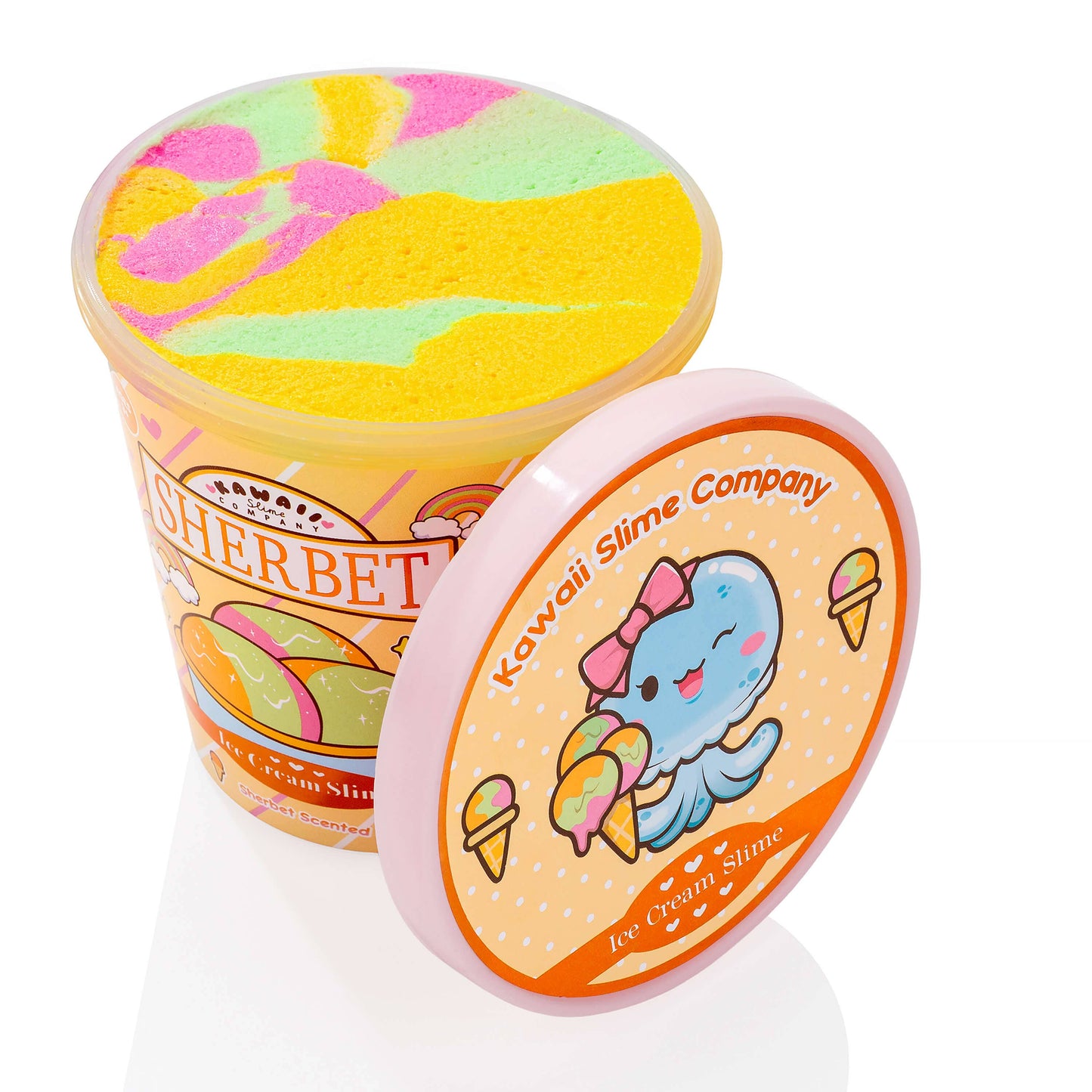 Eiscreme-Schleim mit Sorbetduft