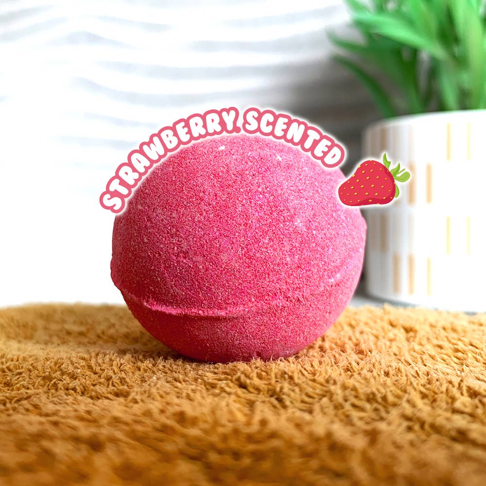 Zimpli 4er-Pack runde Baff Bombz, bunte Badebomben aus britischer Produktion