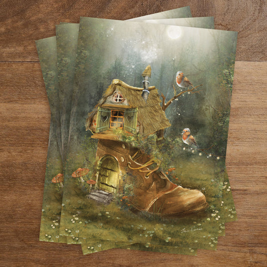 Trautes Heim, Glück allein | Iris Esther - Postkarte