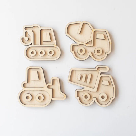 Füllformen Mini-Set - Baufahrzeuge