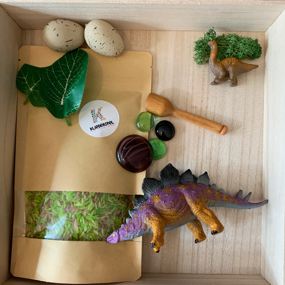 Sensorisches Mini-Set Dinosaurier