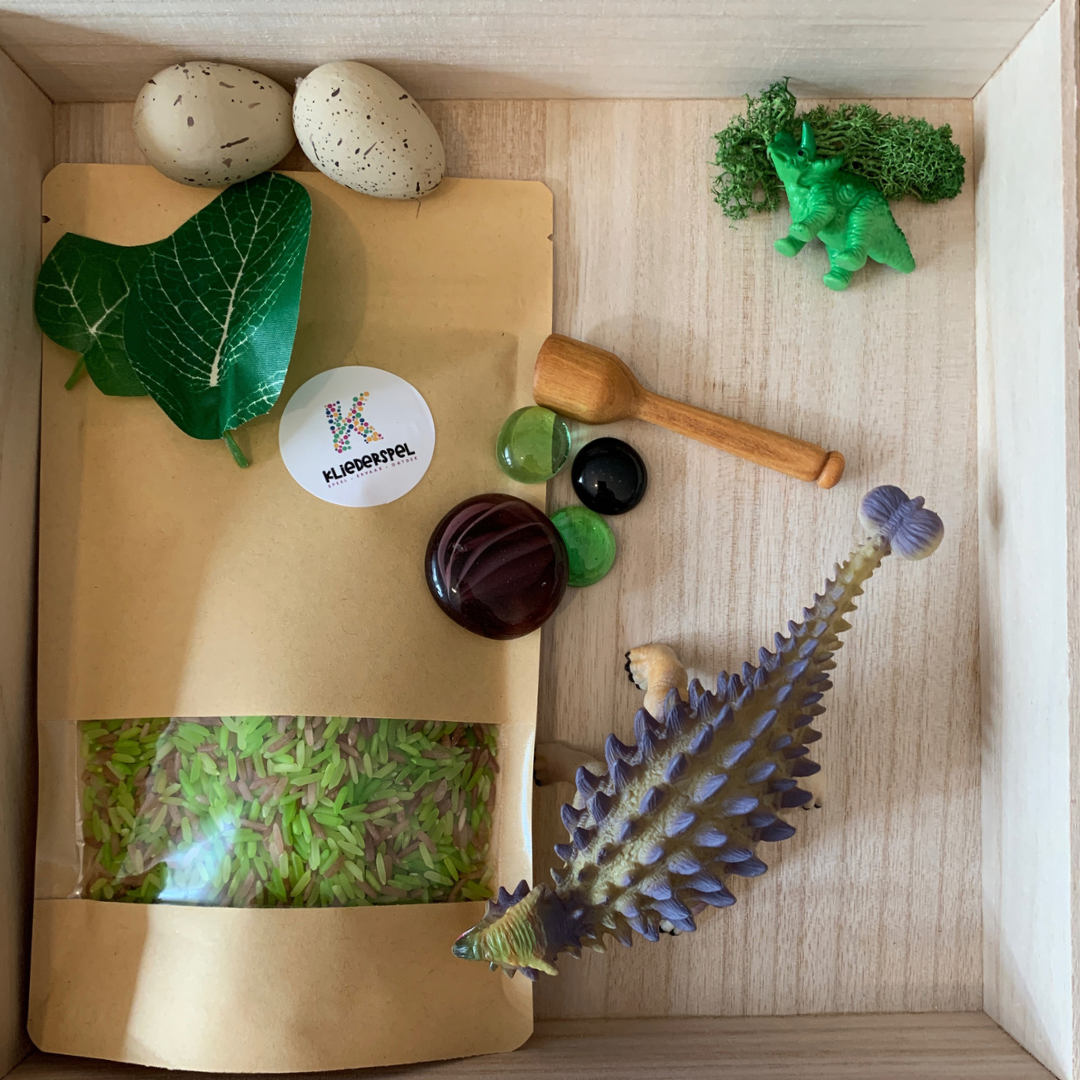 Sensorisches Mini-Set Dinosaurier