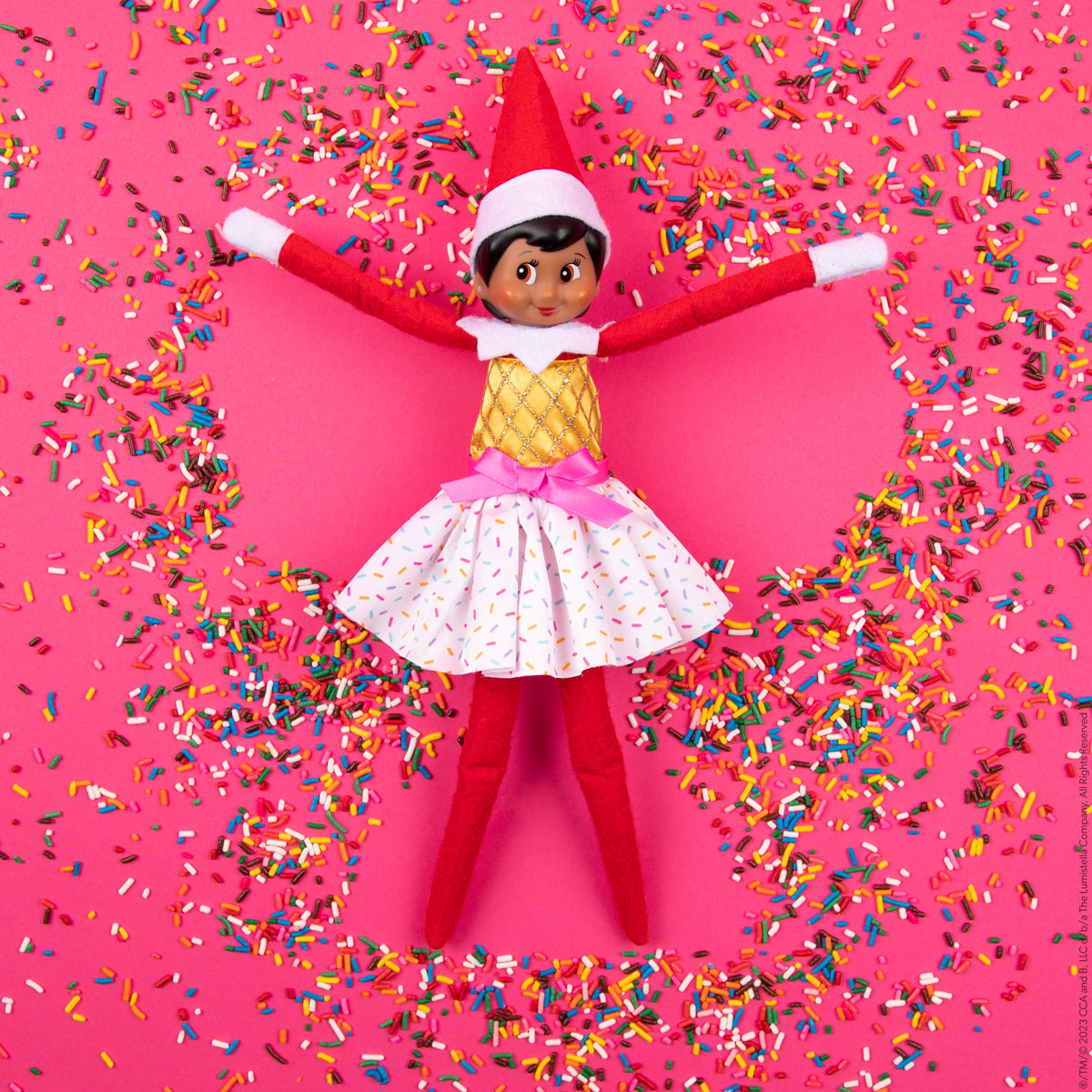 ELF ON THE SHELF – EIS-PARTYKLEID