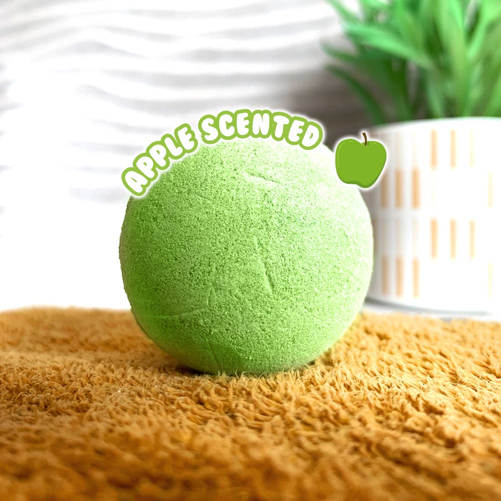 Zimpli 4er-Pack runde Baff Bombz, bunte Badebomben aus britischer Produktion
