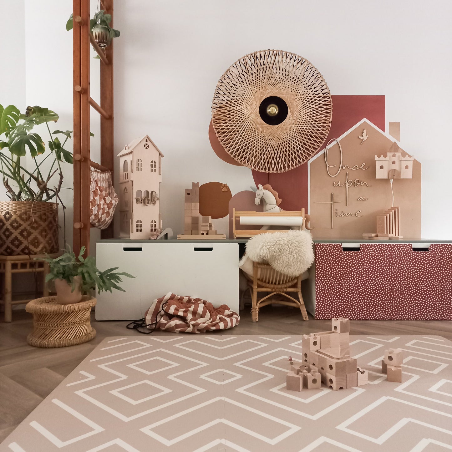 Evoli – Moderne Blöcke | Desert Sand - Spielmatte