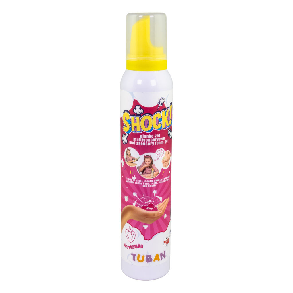 SCHOCK! Erdbeere – Multisensorisches Schaumgel – 200 ml
