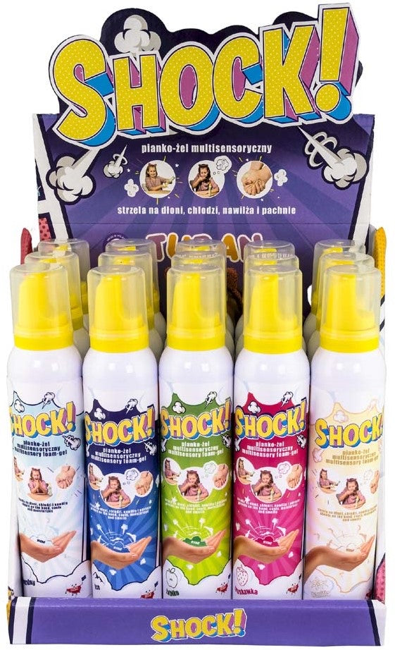 SCHOCK! Erdbeere – Multisensorisches Schaumgel – 200 ml