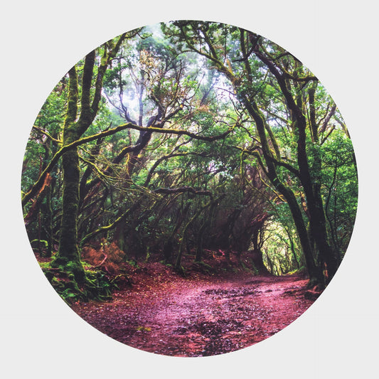 Runde Spielmatte - Wald