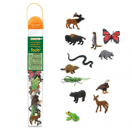 Waldtiere-Set – SafariLTD 685504 Toob (12 Teile)