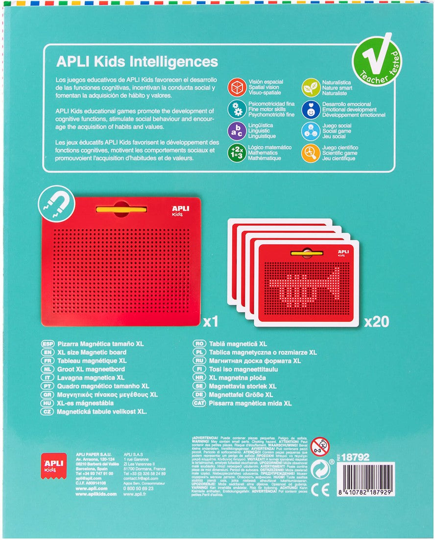 APLI Kids XL Magneetbord – Educatief tekenbord