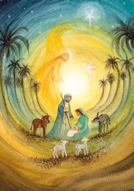 Weihnachtsgeschichte | Klugscheißer-Postkarte