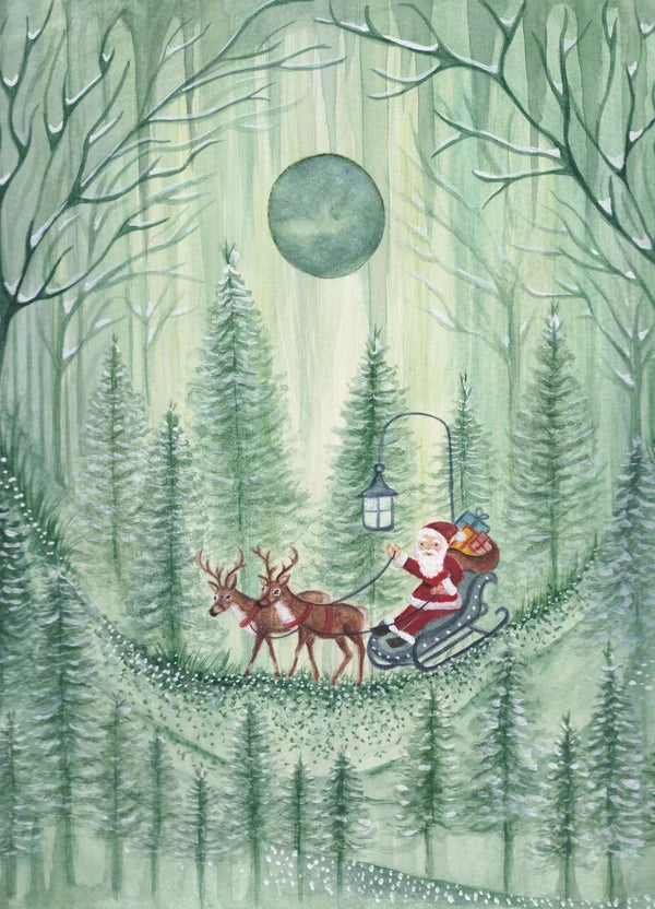 Weihnachtsmann | Klugscheißer-Postkarte