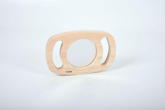 Einfach zu haltender, flacher Spiegel