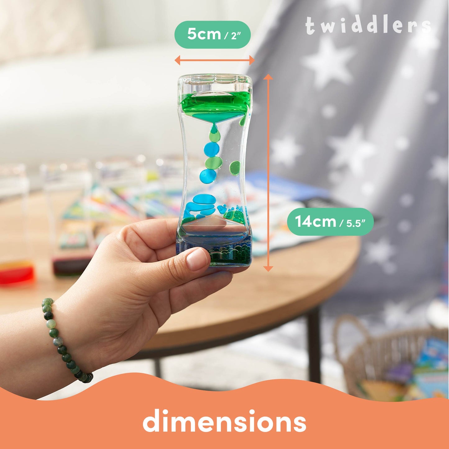 Liquid Motion Timer – Kalmerend sensorisch speelgoed