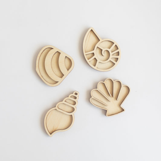 Füllförmchen Mini-Set - Muscheln