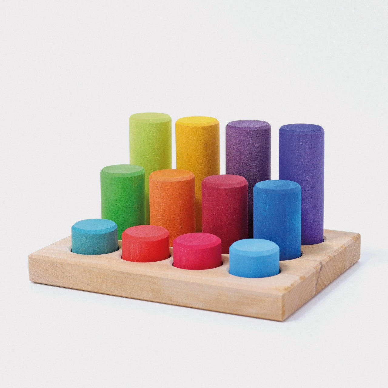 GRIMM’S – Sorteerbord met Rollers Klein (regenboog)