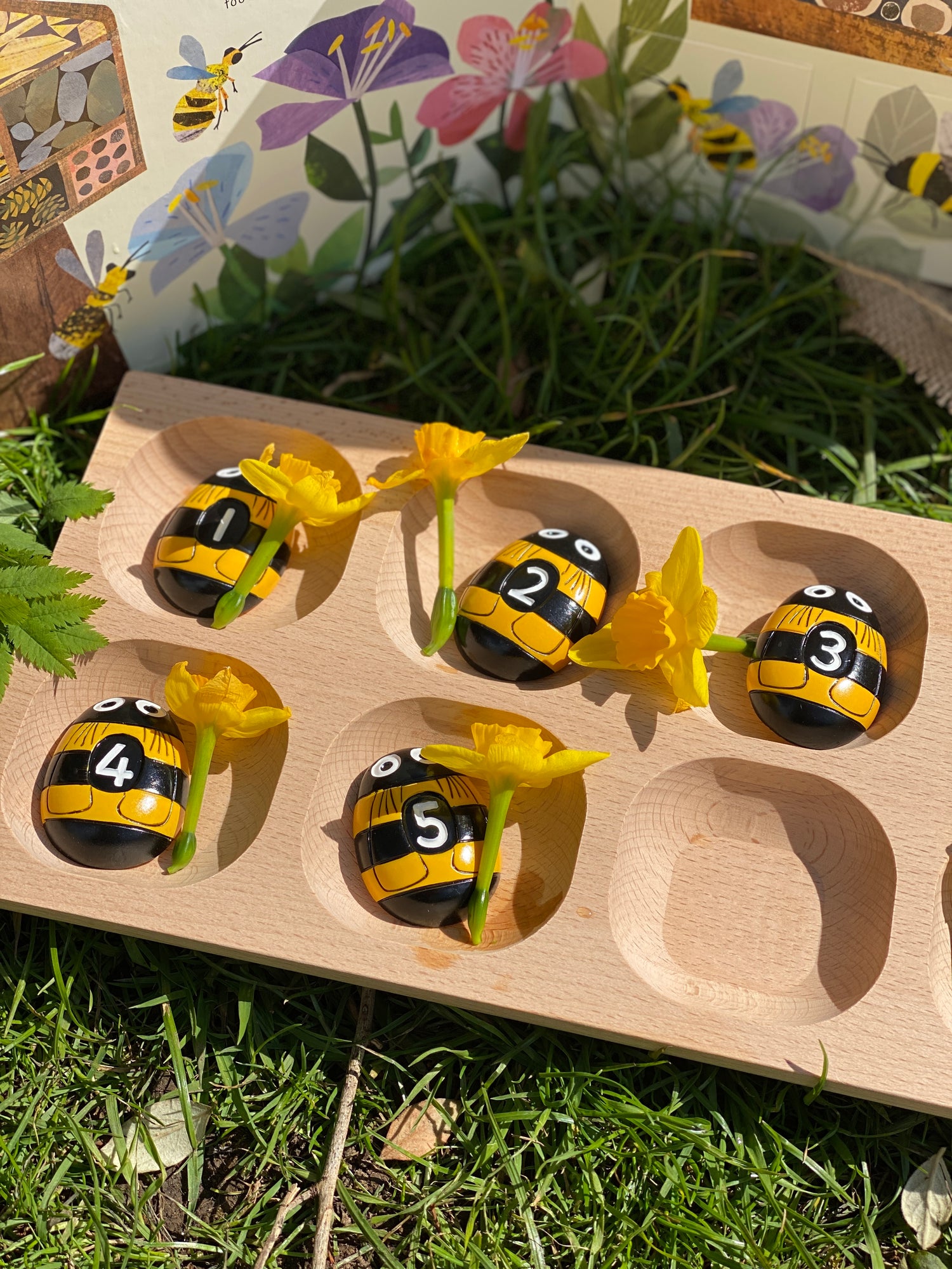 Gelbe Tür - Honigbienen-Zählsteine