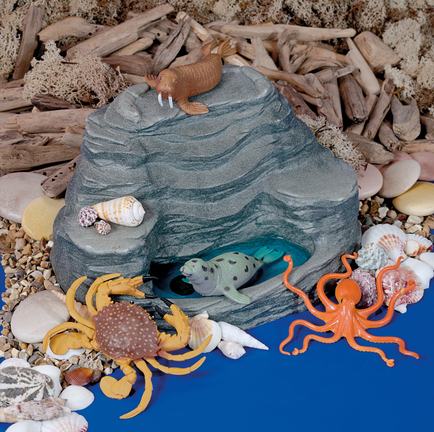 Gelbe Tür - Wasserfall