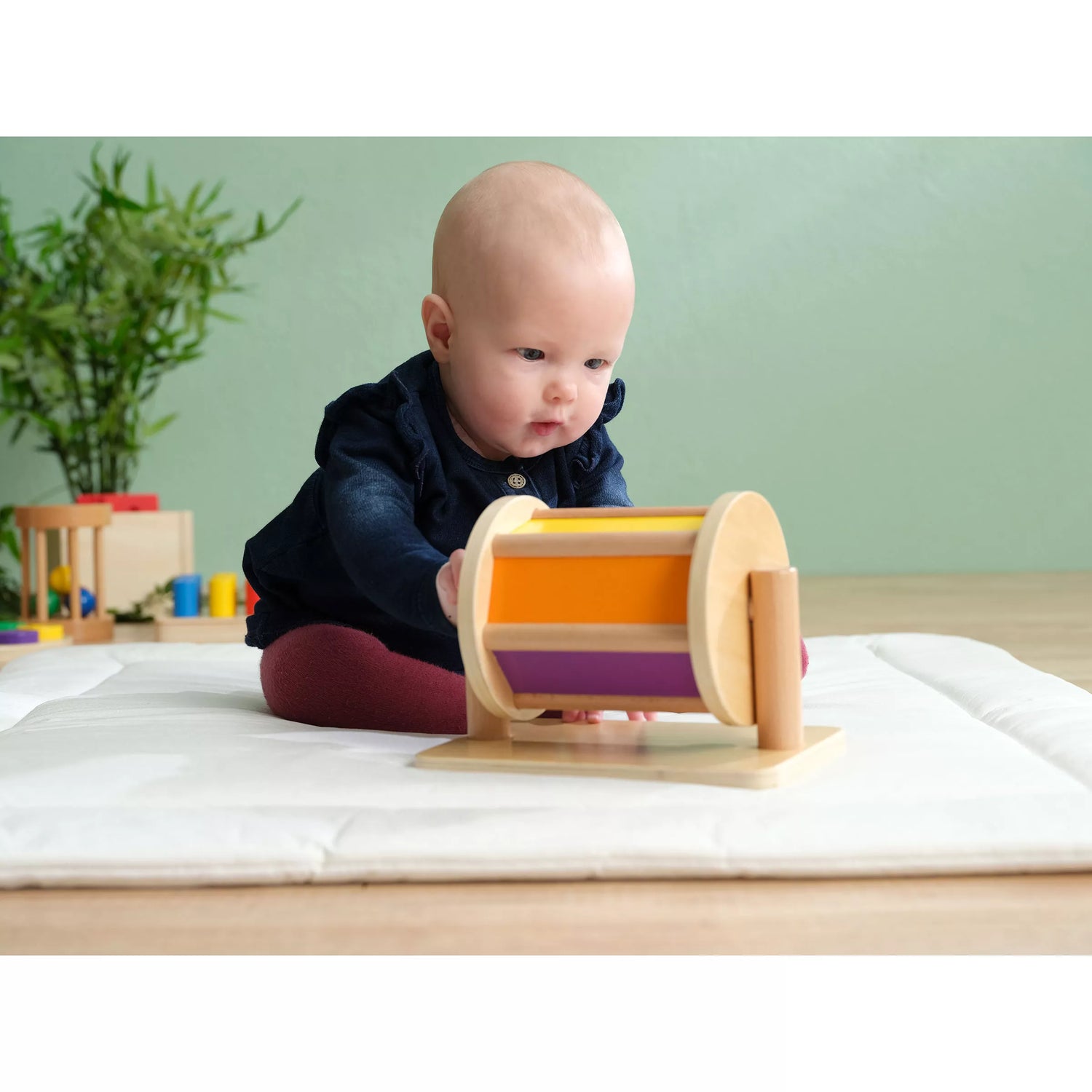 Drehen Sie die Trommel