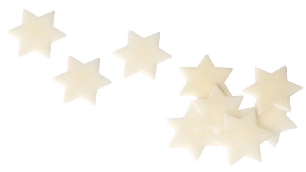 Im Dunkeln leuchtende Sterne in einer Tüte