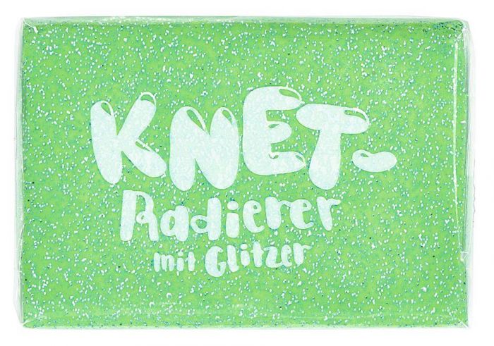 Knetbarer Gummiglitzer - 4 Farben