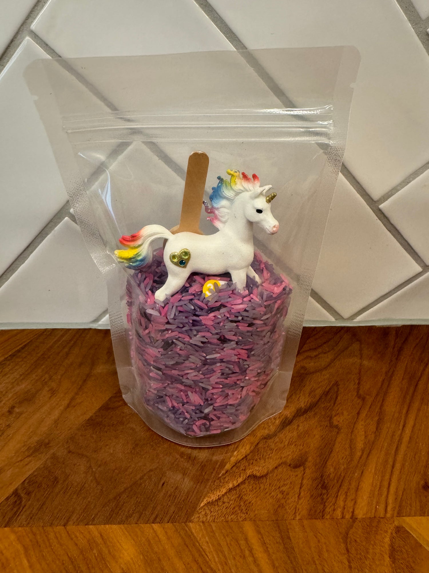 Einhorn-Set + Behälter mit Deckel