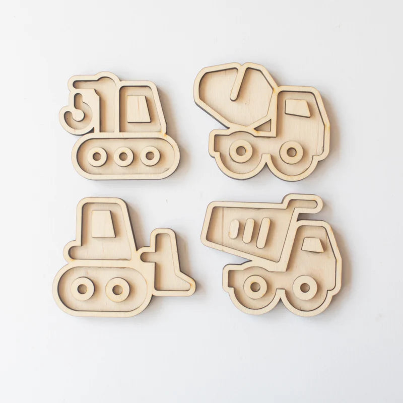 Füllformen Mini-Set - Baufahrzeuge