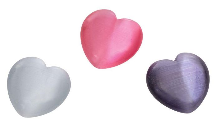 Natursteinherz - 1 Stück