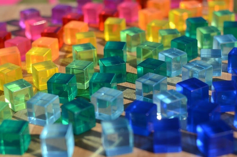 Konstruktionsspiel – Lucent Cubes | 20 Stück