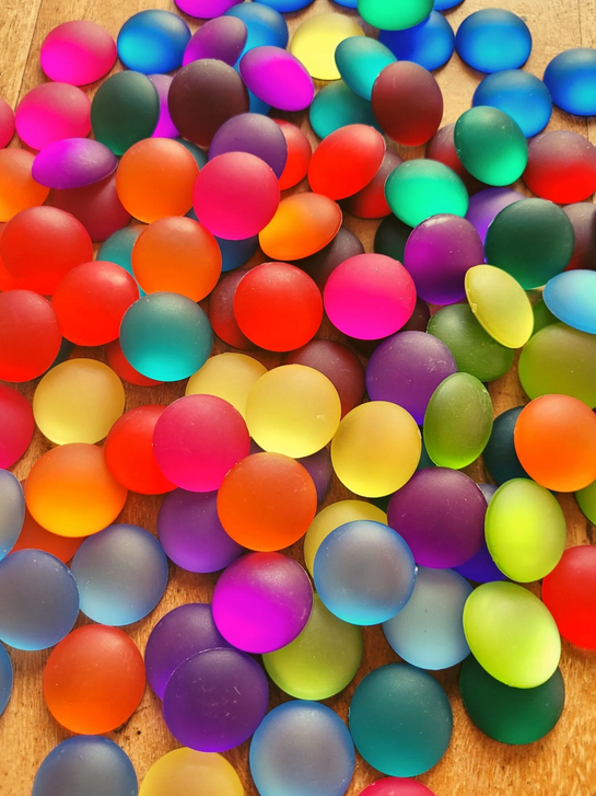 Bauspiel Glitzersteine ​​Matt – 120 Stück