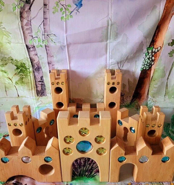 Bauspiel - Märchenschloss | 10 Stück