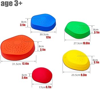 Rivier balans stenen - 5 stuks