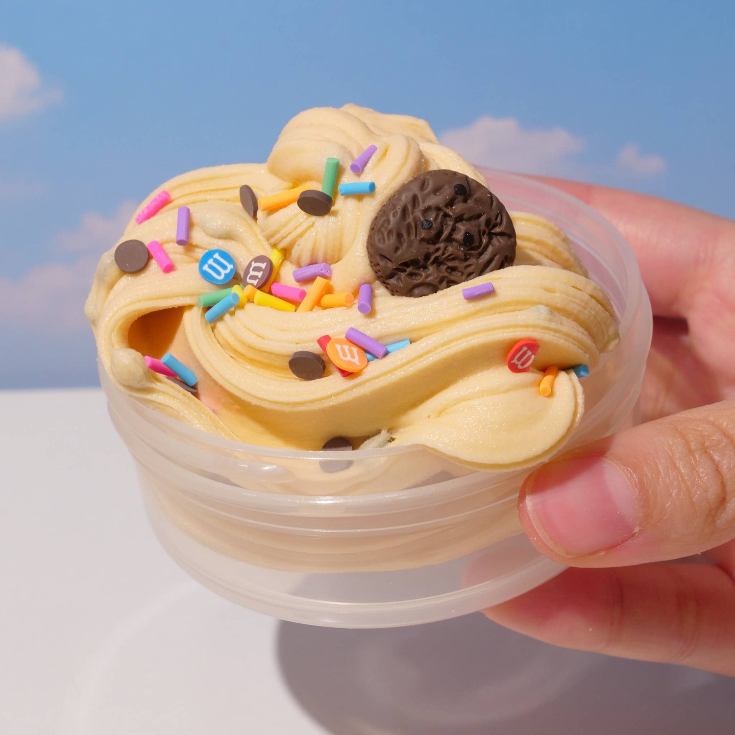 Mini Cloud Cream Slijm – Cookie Dough