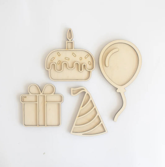 Füllformen Mini-Set - Geburtstag