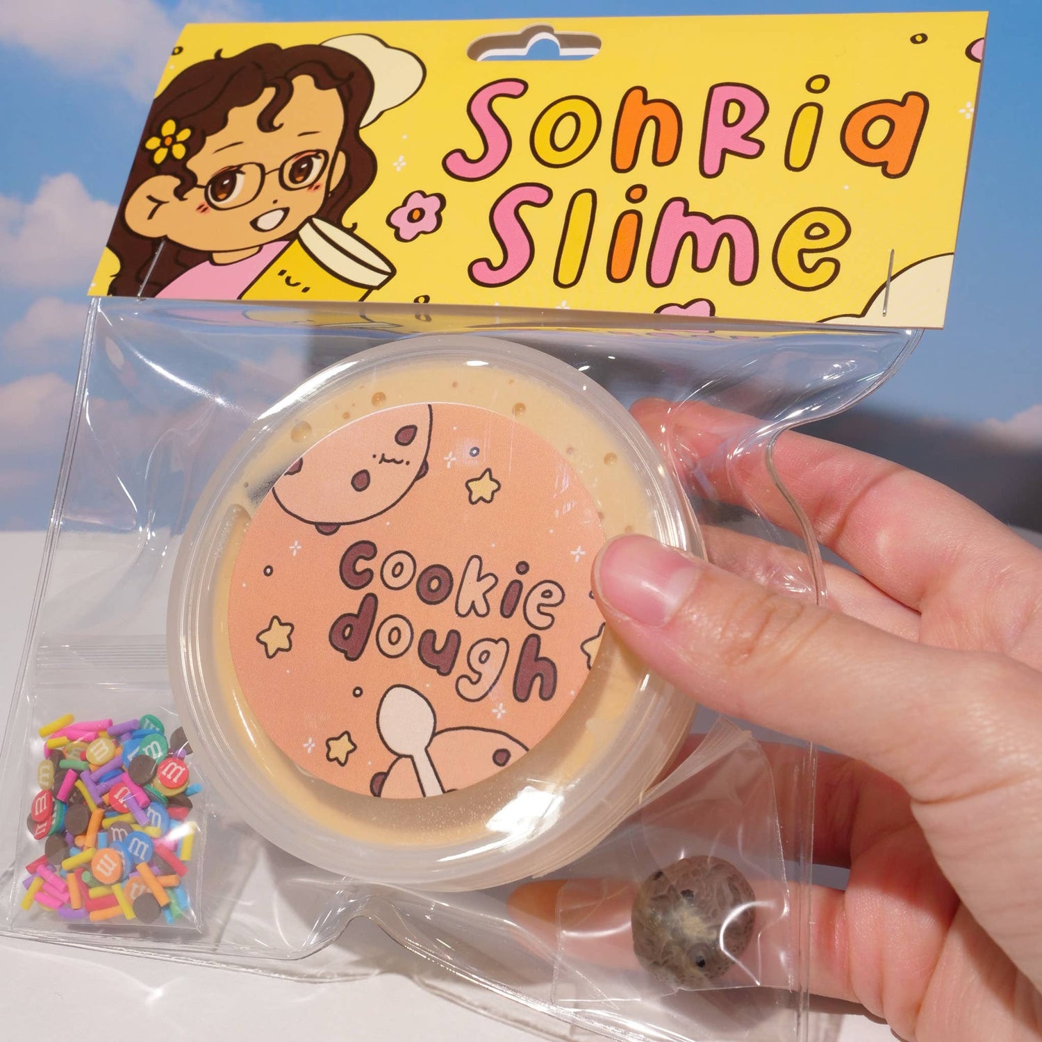 Mini Cloud Cream Slijm – Cookie Dough