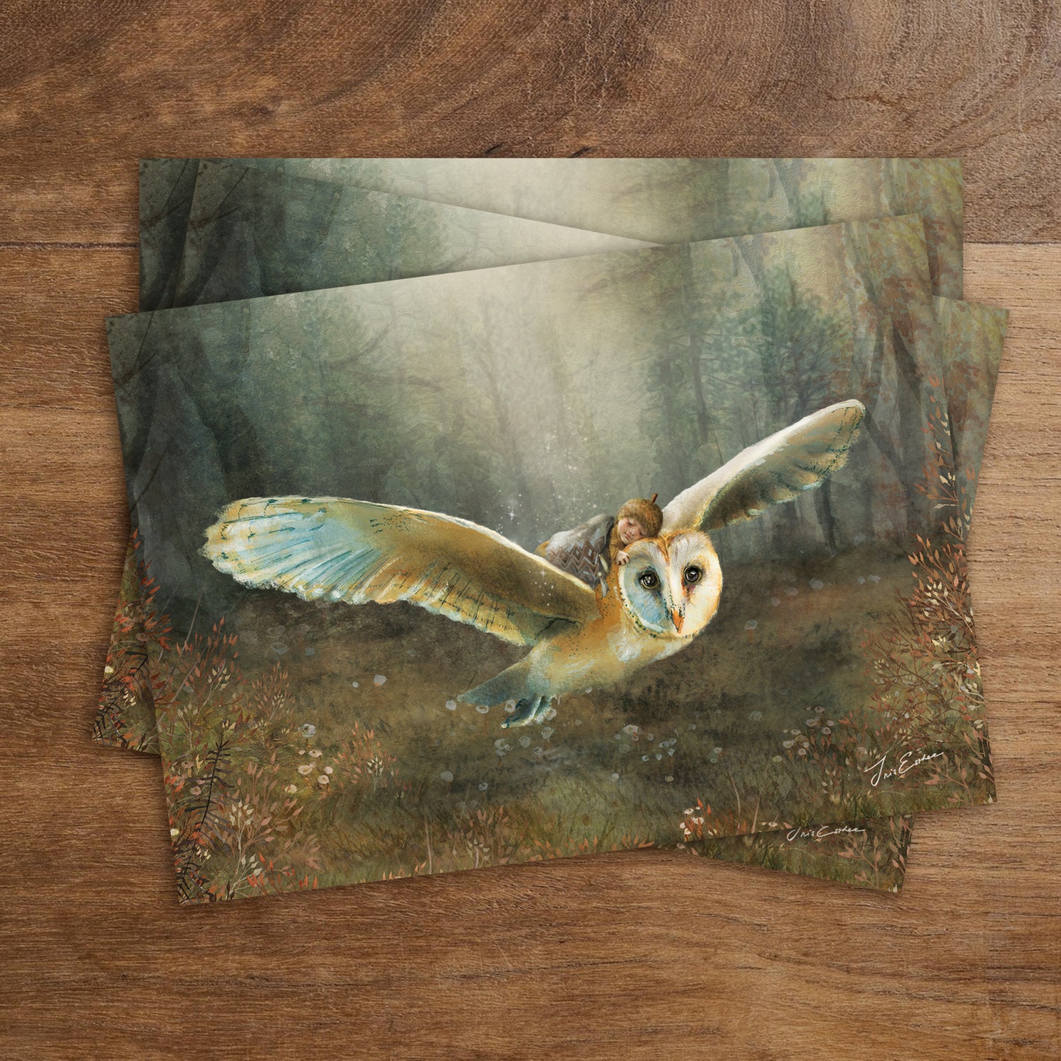 Traumflug | Iris Esther - Postkarte 