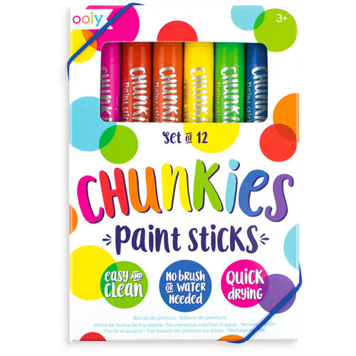 Ooly Chunky Paint Sticks – verven zonder geknoei