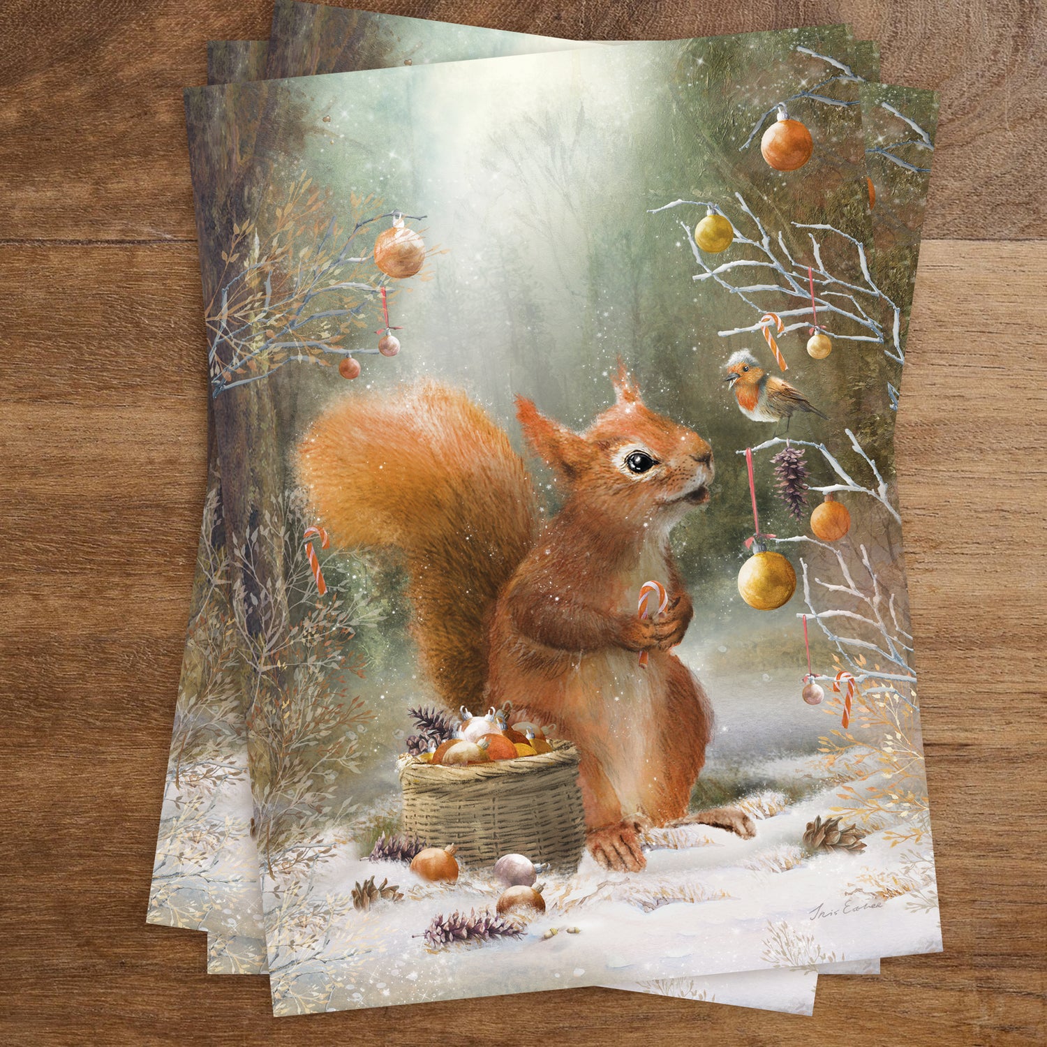 Kleiner Helfer | Iris Esther - Postkarte 