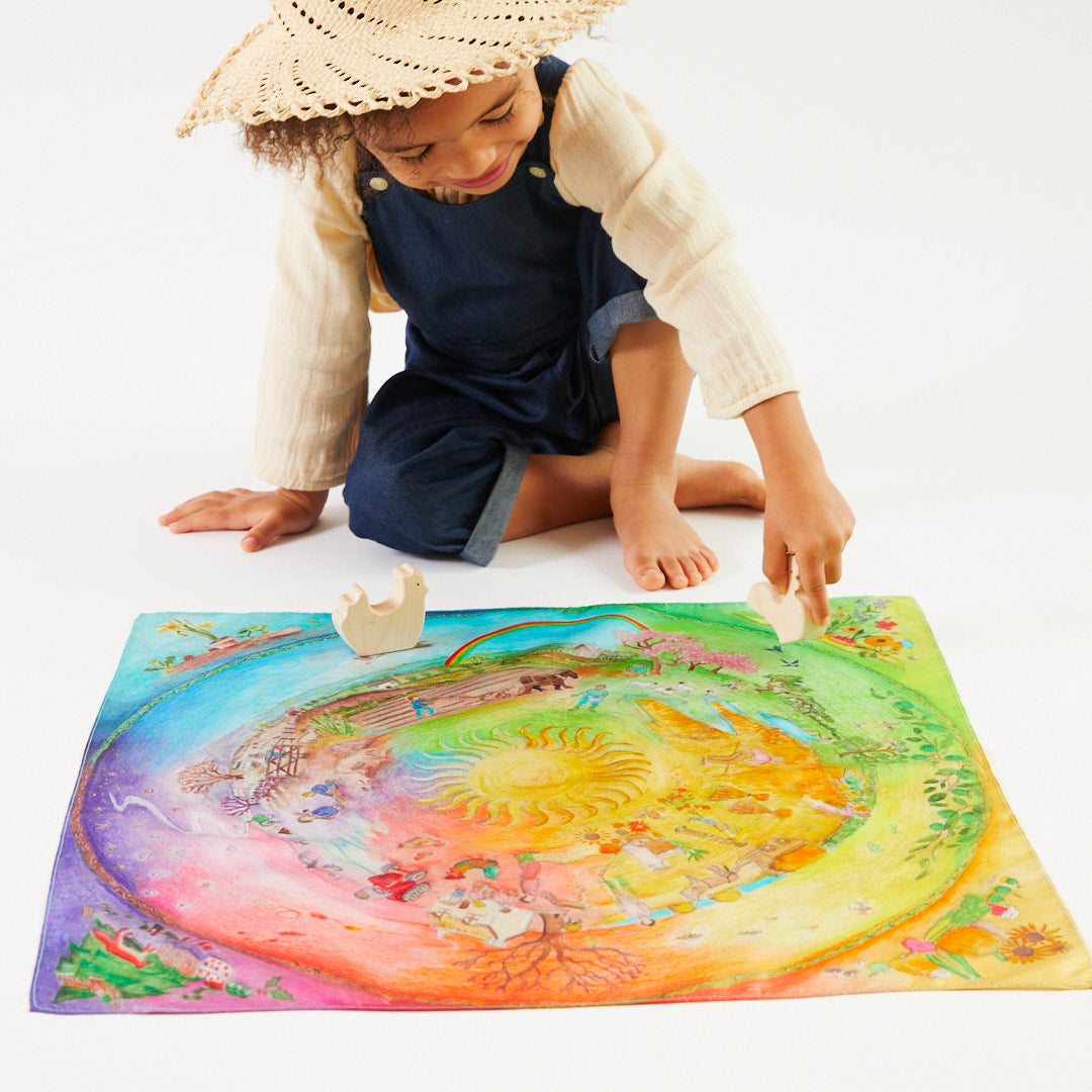 Sarah's Silks – Das ganze Jahr über Seide auf dem Bauernhof spielen | Mini