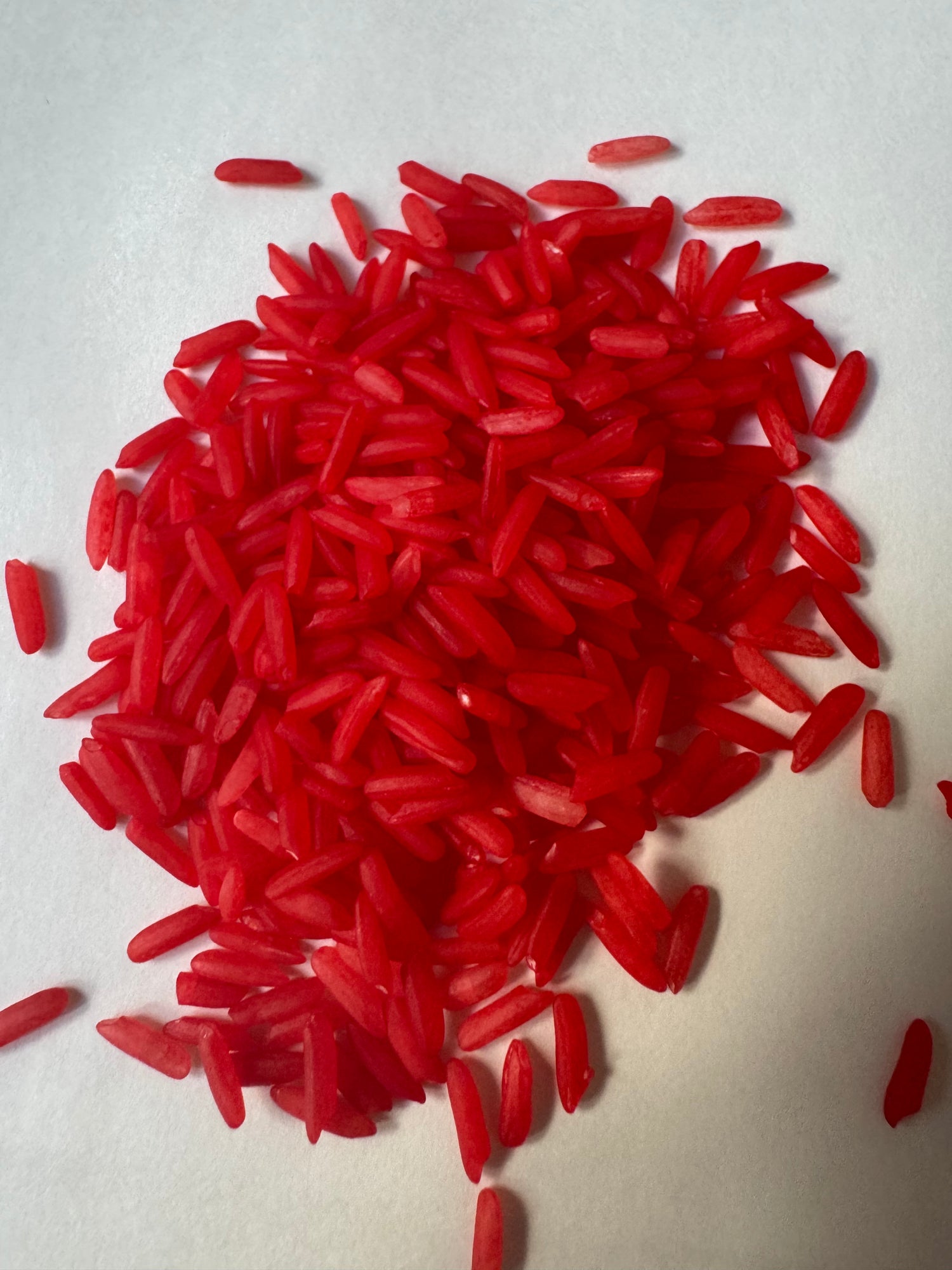 Speelrijst rood