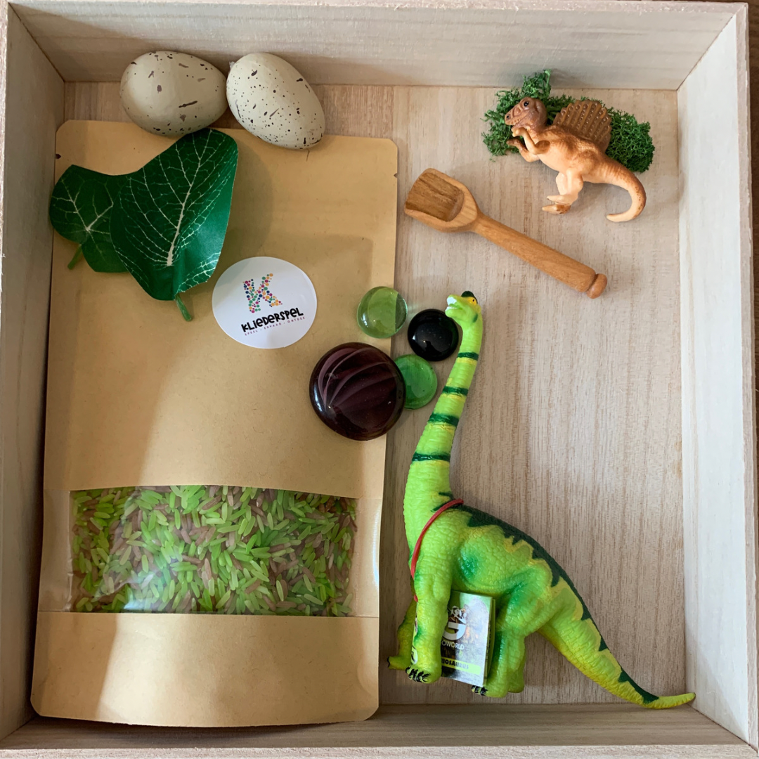 Sensorisches Mini-Set Dinosaurier