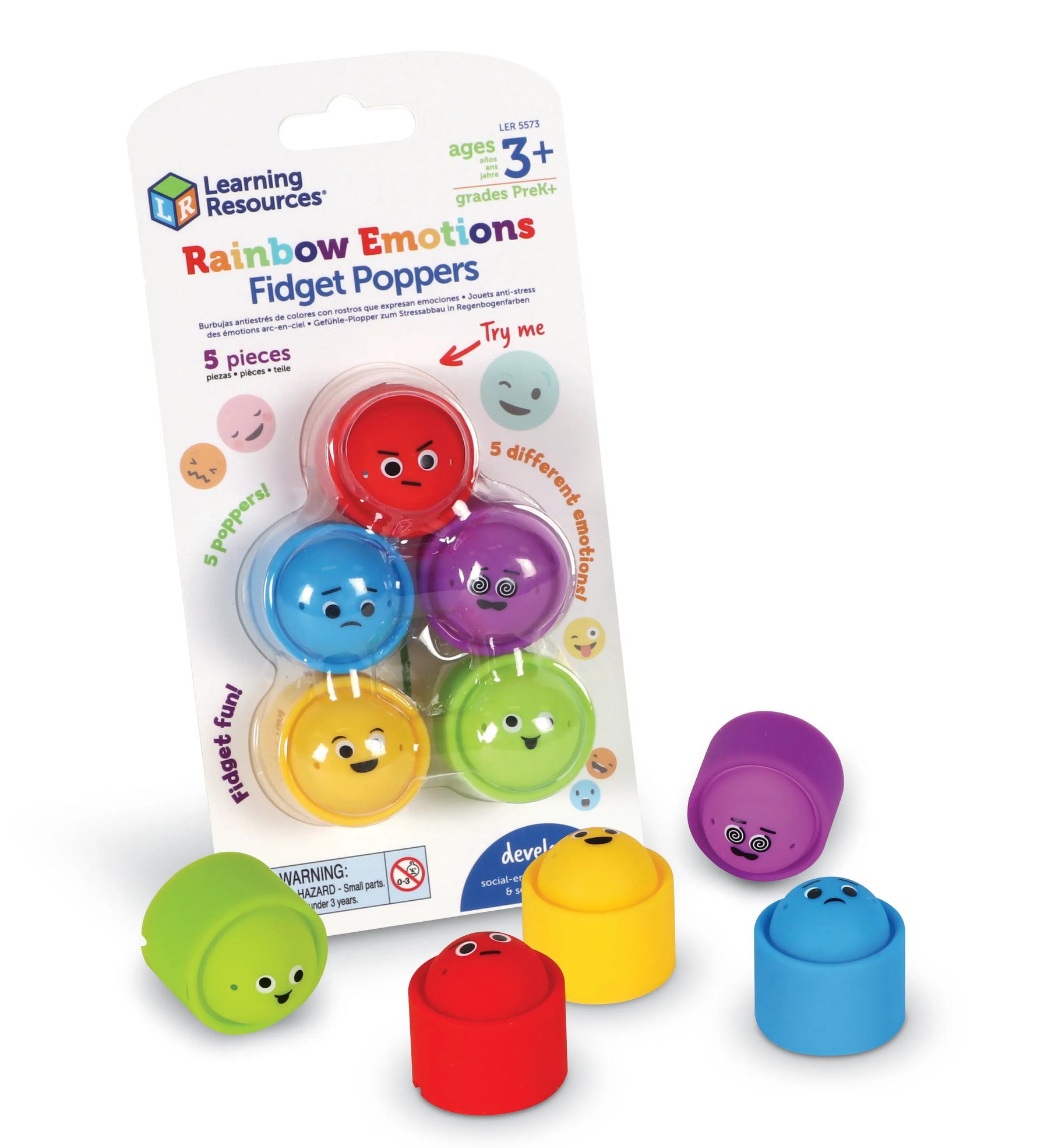 Regenboog Fidget emotie poppers