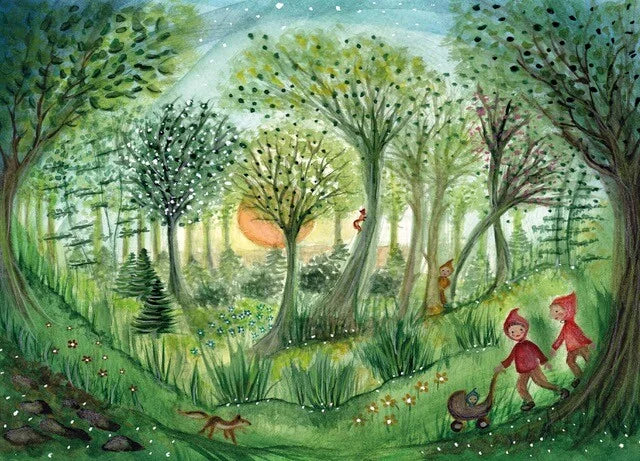 Wald | Klugscheißer-Postkarte