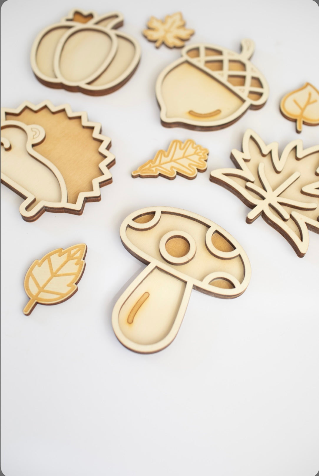 Speeltray miniset - De herfst