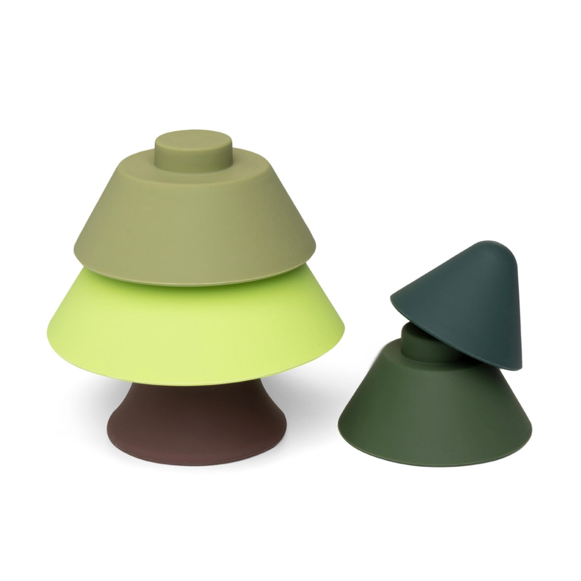 Little L – Stapelturm Kiefer – Grün