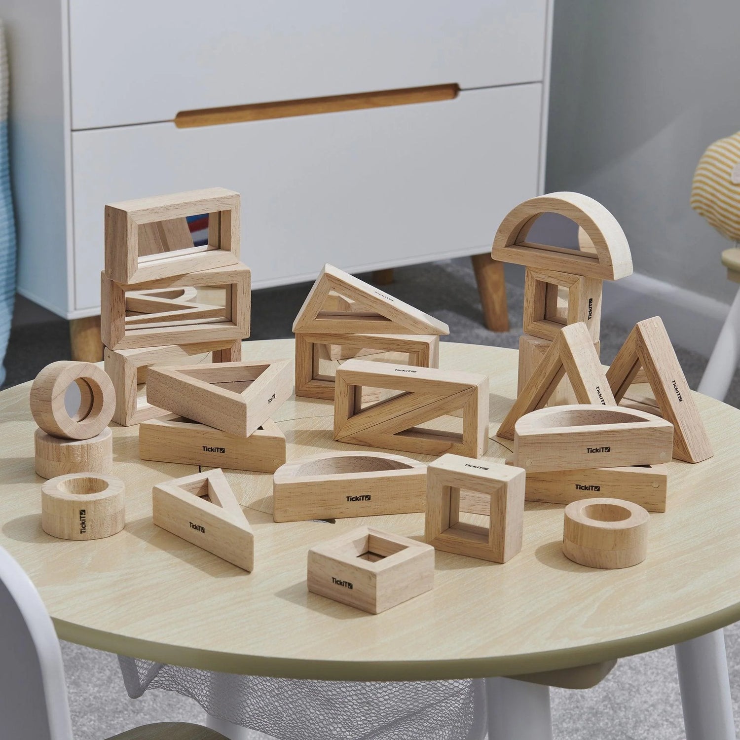 Spiegelblöcke | 24 Stück