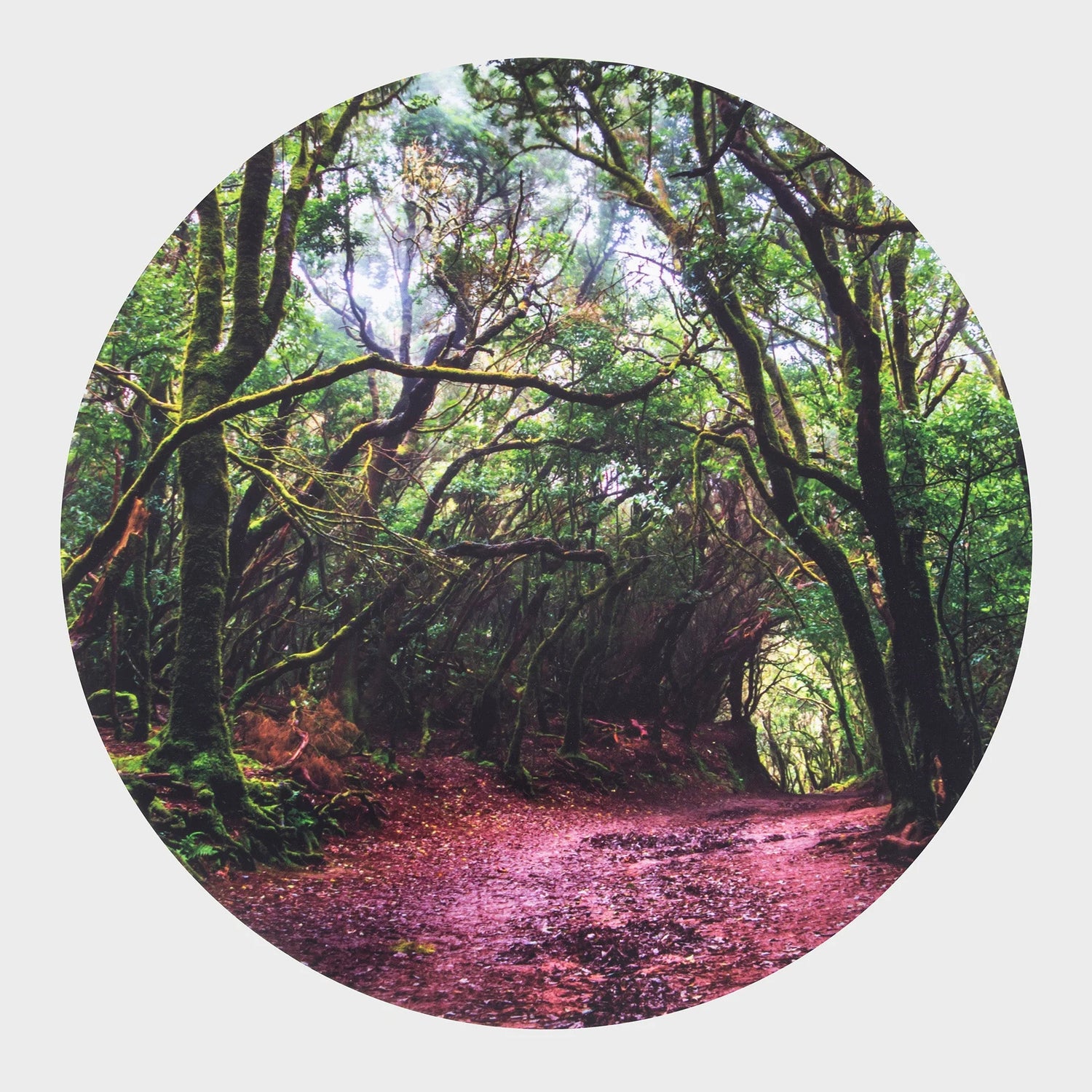 Runde Spielmatte - Wald