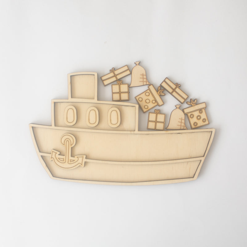 Große Füllform - Paketboot