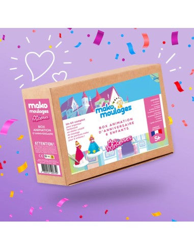Mako Moulages - Verjaardagsbox voor 6 kinderen Prinses